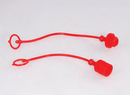 与LSQ-S1系列快速接头配套的塑料防尘套和堵头