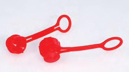 与KZE-B系列快速接头配套的塑料防尘套