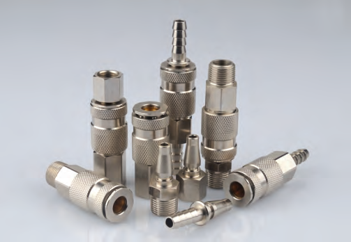 LSQ-17开闭式气动快速接头（黄铜）